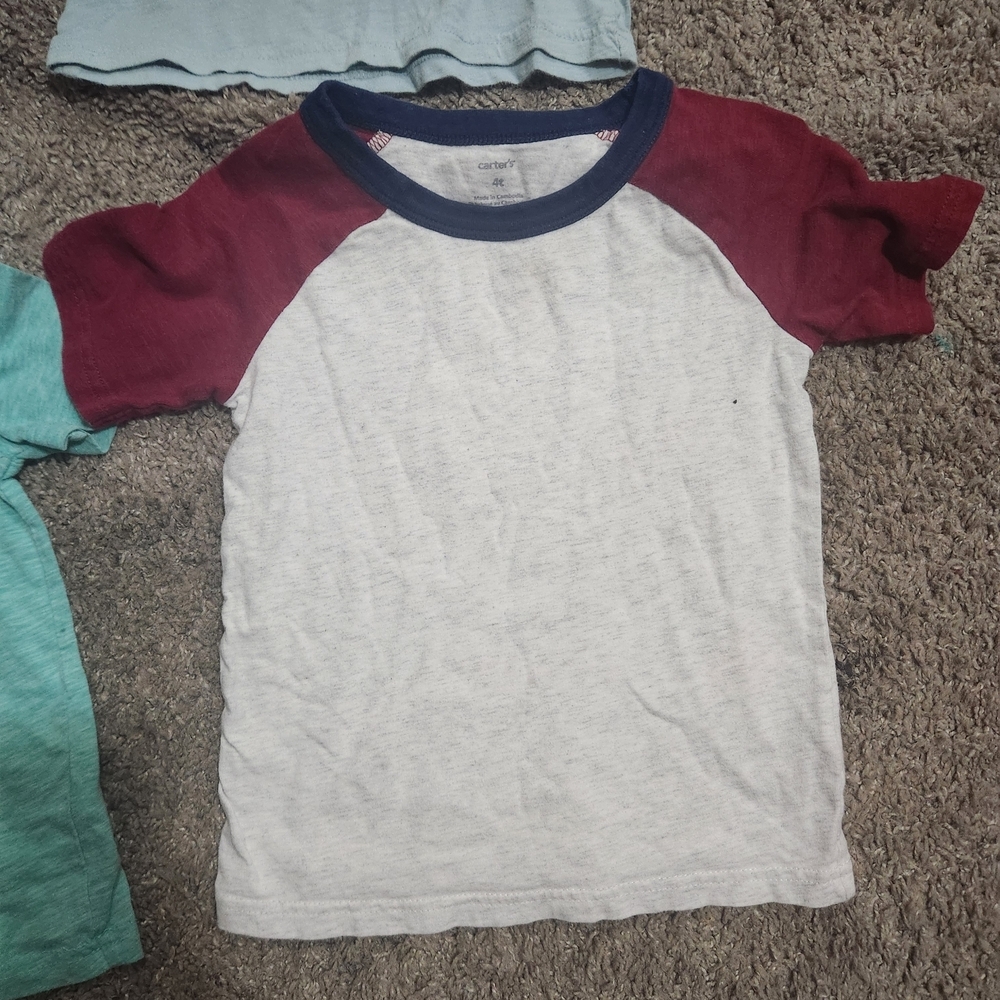 Carter's Assorted Striped and Solid Tees - Picture 5 of 9